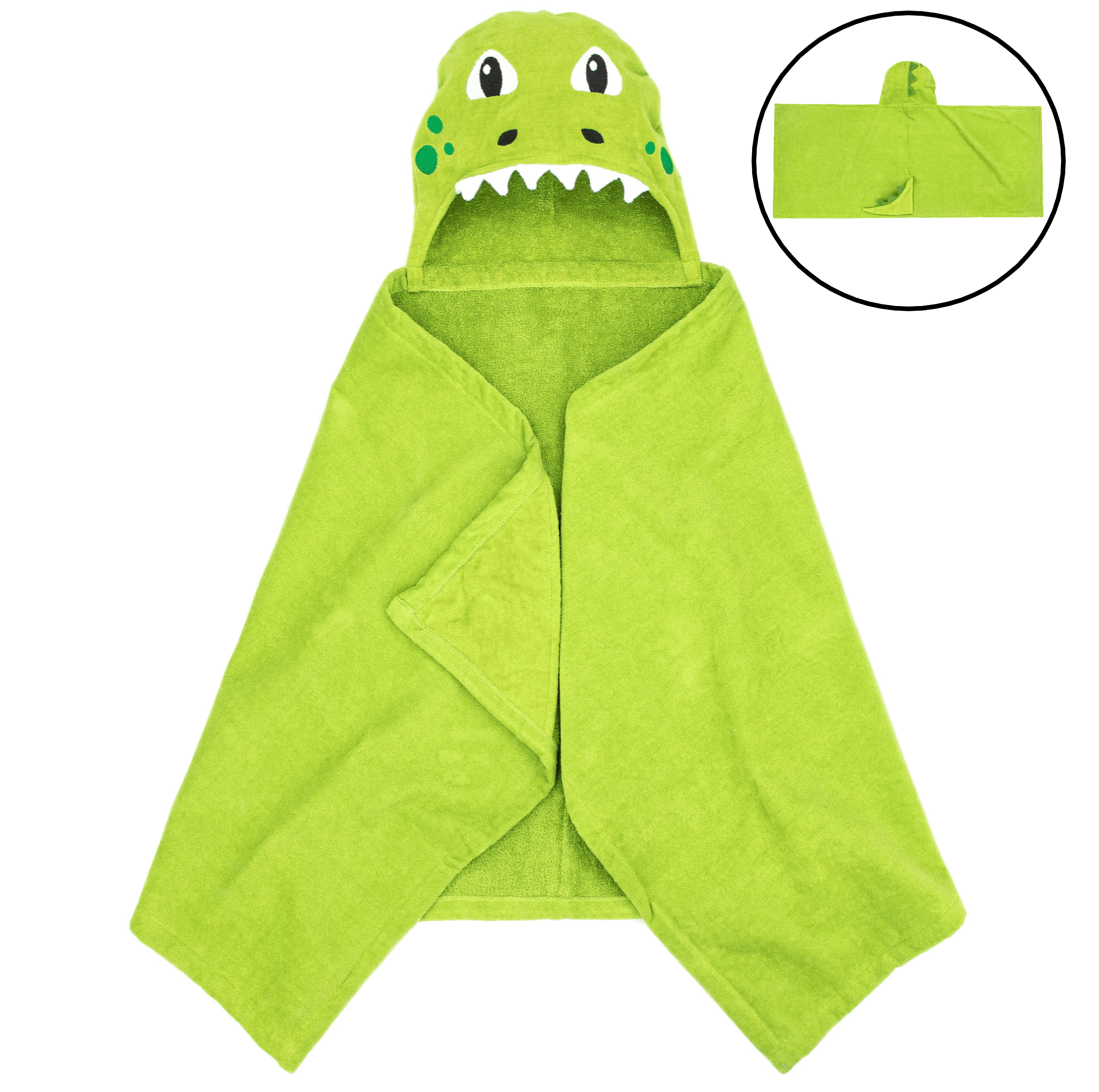 Children Dinosaur Hooded Bath Towel Animal Bathrobes Bath Towel Beach Towel