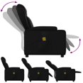 thumbnail image 3 of vidaXL Fauteuil Inclinable de Massage en Similicuir Noir, 3 of 5