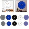 thumbnail image 5 of Wall Clock Round Silent Clocks Wall Mounted Wooden Carfts Living Room Decoration, 5 of 8