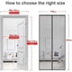 thumbnail image 3 of Magnetic Mosquito Net Door - Durable, Breathable, Mosquito Net Anti-mosquito Elegant(Black) 85X210CM, 3 of 5