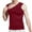 Red, variant on Xihbxyly Mens Tanktop Summer Solid Color Crew Neck Workout Tank Tops Breathable Loose Fit Sleeveless Strapless Summer Shirts Womens