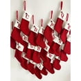 thumbnail image 5 of Christmas Ornaments Knitted Hosiery Wool Hosiery Embroidered Dog's Paw Snowflake Children's Candy Gift Bag red Christmas Stocking Gift Bag Christmas Tree Ornaments, 5 of 13