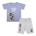 thumbnail image 2 of Hello Kitty + Naruto Girl's Boyfriend Tee & Biker Short Set, 2-Piece, Sizes XS-XL, 2 of 4