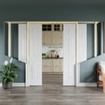 thumbnail image 3 of 48" x 80" (2 Sets of 24") Interior Sliding Pocket Door 6 Raised Paneled Sliding Door With Soft Close / JAMB, 3 of 8
