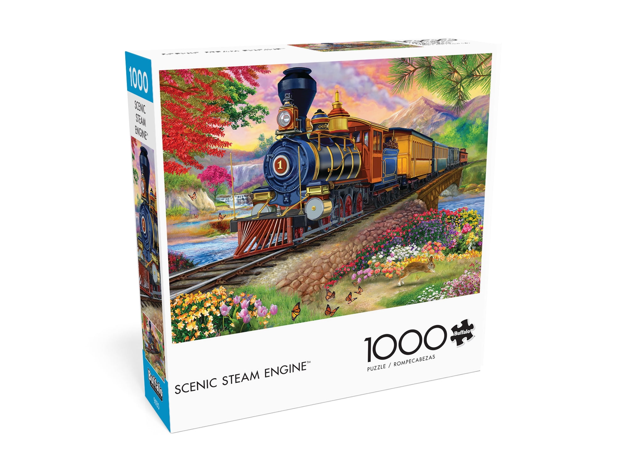 Buffalo Games 1000-Piece Scenic Steam Engine Jigsaw Puzzle
