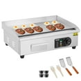 thumbnail image 1 of VEVOR Commercial Electric Griddle 1600W - Half-Flat Top, Precise Temperature Control, Easy to Clean, 1 of 9