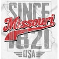 thumbnail image 2 of Missouri Vintage Athletic Letters MO Men's Graphic T Shirt Tees Brisco Brands S, 2 of 4