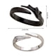 thumbnail image 3 of Pareja de anillos a juego para el hombre la mujer personalizada ajustable Sol Luna Anillo Set Ángel Diablo anillos abiertos Pareja de anillos de promesa a juego para el novio novia regalos, 3 of 8