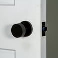 thumbnail image 5 of Viaggio Cloclo_Psg_238 Circolo Solid Brass Passage Door Knob Set - Black, 5 of 7