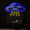 thumbnail image 2 of C-craft Space UFO Neon Sign Kids Room Decor Led Sign Bedroom Wall Decor House Decor Gift, 2 of 5