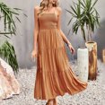 thumbnail image 6 of IROINNID A-Line Dress For Women Sleeveless Square Neck Sexy Vintage Party Dresses Regular Solid Color Dress, 6 of 7