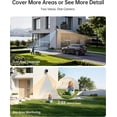 thumbnail image 5 of Solar Security Cameras Wireless Outdoor,Dual-Lens 2K PTZ Cameras for Home Security, 360° View, PIR AI Human Detection, NVR, 32GB Local Storage, No Monthly Fees, 5 of 11