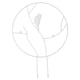thumbnail image 1 of Enrejado para jardín de pájaros, enrejado para jardín de pájaros, buen soporte para plantas de enrejado de jardín de metal pequeño, los mejores materiales, 1 of 8