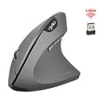 thumbnail image 4 of Ratón óptico ergonómico inalámbrico de GHz con receptor USB 6 niveles de gris Macarena Ratón vertical inalámbrico, 4 of 8