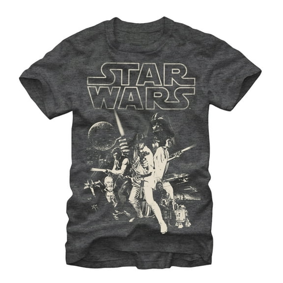 Men's Star Wars Classic Poster  Graphic T-Shirt