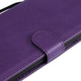 thumbnail image 3 of Compatible with LG Stylo7 4G 5G Case Premium Leather Cover with Cash Card Slots Soft TPU Back Cover Magnetic Flip Leather Wallet Case - Purple, 3 of 5