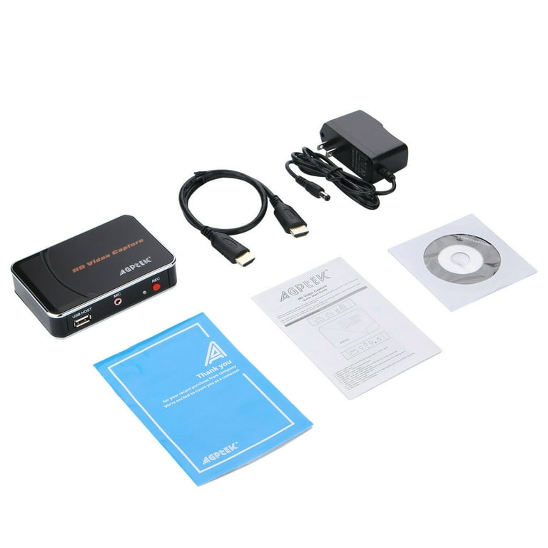 AGPtek HDMI/YPBPR Recorder HD Game Capture Recorder Video Capture