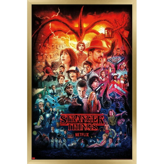 Netflix Stranger Things - Trois saisons une feuille