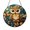 Acrylic 3.5 Inch, variant on Autumn Owl Stained Glass Suncatcher Window Hanging Decor, Forest Owl Branch Glass Sun Catcher Ornament, Fall Leaves Nature Window Decor, Artistic Woodland Stained Glass Window Decoration for Home
