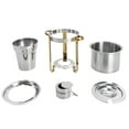 thumbnail image 4 of Round Soup Warmer Stainless Steel, Large Soup Chafer with Pot Lid and Fuel Holder, 4 of 16
