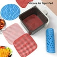 thumbnail image 2 of LingStar Silicone Air Fryer Pad Reusable Anti-slip Non-stick High Temperature Resistance Mat Kitchen Tool, 2 of 9