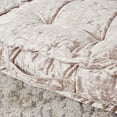 thumbnail image 4 of SAFAVIEH Belia Solid Floor Pillow, 25" x 25", Champagne, 4 of 9