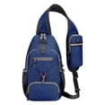 thumbnail image 3 of Mens Sling Bag Crossbody Shoulder Backpack Lightweight for Travel Hiking Cycling and Outdoor Adventures, 3 of 9
