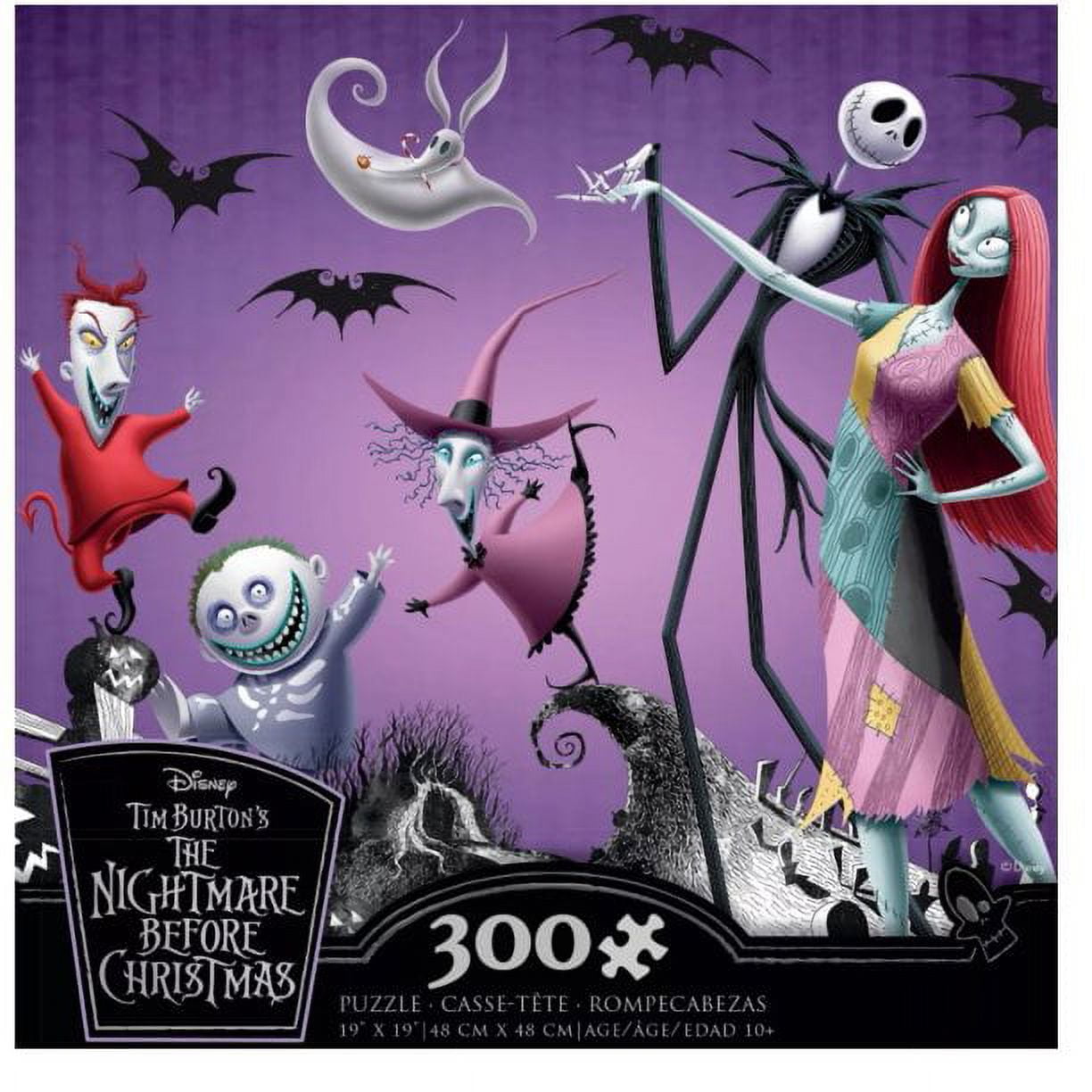 Epoch 300pc Disney Nightmare Before Xmas Puzzle Deco Collage 26x3