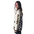 thumbnail image 2 of Unisex The Wild Collective  Cream Pittsburgh Penguins Jacquard Full-Zip Sweater, 2 of 4