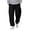 Black -AE05, variant on IYYVV Mens Baggy Sweatpants Wide Leg Cotton Fleece,Casual Fall Winter Warm Wear, Lounge Joggers with Pockets, Street Style Wine L