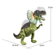 thumbnail image 4 of Simulación Juguetes Eléctricos de Caminar Aprender Música / Sonidos Ligeros de Rugido Robot de ABS Juguete para Caminar para Niñ Verde Baoblaze Dinosaurio Electrónico, 4 of 8