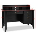 thumbnail image 3 of Costway Computer Desk PC Laptop Writing Table Workstation Student Study Furniture Black, 3 of 10