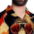 thumbnail image 5 of Vintage Bear Men's Short Sleeve Casual Printed Button Down Beach Shirts - Summer Fashion Tops, 5 of 6