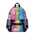 thumbnail image 3 of Colorful Tie Dye Pattern Backpack for School,Cute School Bag,Schoolbag with Adjustable Shoulder Straps & Padded Back,15.25"x11.5"x5.25", 3 of 5