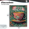 thumbnail image 4 of Stupell Industries Bohemian Together We Sip & Rise Gray Framed Giclee Art, 16 x 20, by Sara Culpepper, 4 of 8