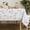 Flaxen, variant on Yastouay Spring Floral Tablecloth Summer Table Cloth White Rectangle Table Cover for Easter,Dinning,Kitchen, 60" x 84"