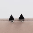 thumbnail image 6 of Uloveido Mens Earrings Studs Black Crystal for Men and Women White Gold Plated Jewelry with Cubic Zirconia Stone Y333, 6 of 6