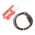thumbnail image 4 of Bloqueo y etiquetado Bloqueo de cable, bloqueo de cable de etiquetado Bloqueo de cable ajustable Bloqueo de cable ajustable Logre más, 4 of 12