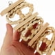 thumbnail image 3 of Juguete de madera natural para loros, juguete para pájaros, juguete colgante para masticar loros, jaula para loros, bloques de madera de juguete, 3 of 8