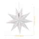 thumbnail image 2 of 3 pantallas colgantes de papel con forma de estrella navideña, fundas para lámparas de farol, decoraciones, 2 of 8