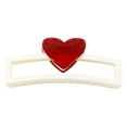 thumbnail image 2 of Eoperou Hair Claw Hollow Rectangle Shape Plastic Hair Clip Heart Shape Back Head Hair Claw Daily Party Wear Hair Accessories, 2 of 8
