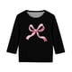 thumbnail image 4 of Blusas y camisas de manga larga y cuello redondo para niños y niñas, estilo casual, original, con estampado de manga 3/4 y cuello redondo, ideal para niñas de 3 a 14 años., 4 of 5
