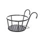 thumbnail image 1 of Bewildely Estante para flores de balcón, soporte para maceta de hierro de estilo europeo, ventana colgante, estante para lavabo de plantación verde Jardín y Patio negro Bewildely HA025546-01, 1 of 5