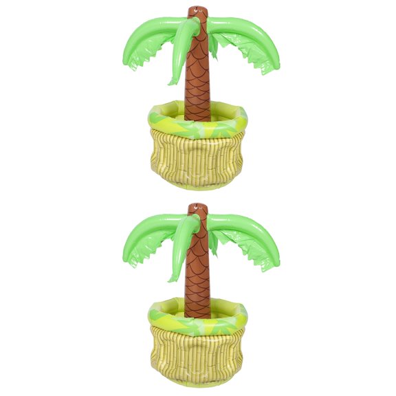 2 PCS Pool Cooler Unique Ice Bucket Palm Tree Ice Bucket Pool Party 70x70cm