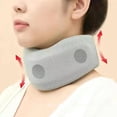 thumbnail image 4 of HUGFEGWE Neck Brace Soft Breathable Pain Relief Posture Correction Anti-Snoring Support Cervical Collar Ergonomic Neck Protector Brace for Sleeping, Adjustable Neck Support Brace Light Grey S, 4 of 7