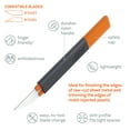 thumbnail image 3 of Slice 10482 Deburring Tool | Industrial Grade, Ideal for Deburring Sheet Metal Edges, Injection-Moulded Plastics and 3D-Printed Prototypes | Lasts 11x Longer than Metal, 3 of 9