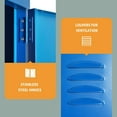 thumbnail image 5 of 5 Door Metal Lockers Storage Cabinet for School Office Gym Grey, 5 of 5