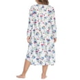 thumbnail image 2 of Loritta Plus Size Nightgowns for Women House Dress Long Sleeve Loungewear Moomoo Nightgowns Sleepwear, XL-5XL, 2 of 5