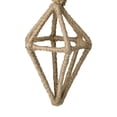 thumbnail image 4 of Allstate 6" Beige Jute Wrapped Open Kismet Christmas Ornament, 4 of 6