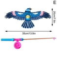 thumbnail image 3 of Fishing Rod Dynamic Kite Childrens Outdoor Hand-held Small Kite Fishing Rod Kite Free 50M Thread, 3 of 8